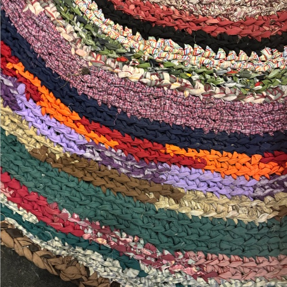 Vibrant Multicolor Handwoven Rug - Picture 3 of 11